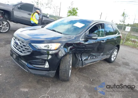 2019 Ford Edge Titanium z USA, uszkodzony, nr VIN 2FMPK4K94KBC39933
